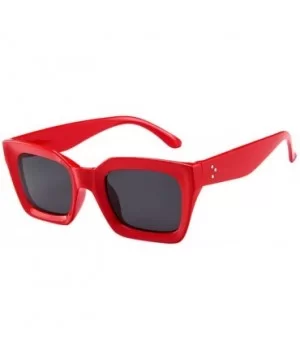 Fashion Women and Man Sunglasses Vintage Retro Sun Glasses (E) - E - CZ18EINK3O9 $5.22 Rimless