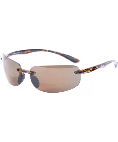 Polarized Bifocal Sunglasses Polycarbonate Magnifier - Tortoise - C918CCY2UE9 $19.23 Sport