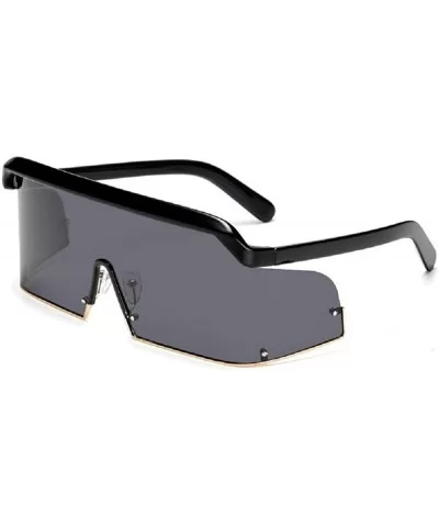 Polarized Sunglasses Fashion Frameless Eyeglasses - C319705TIZI $24.33 Rimless