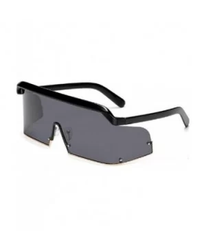 Polarized Sunglasses Fashion Frameless Eyeglasses - C319705TIZI $24.33 Rimless