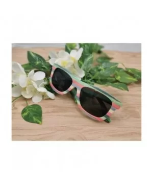 Bamboo Sunglasses Polarized Women Lightweight Colorful Wood Sunglasses that Floating Outdoor - Black - C118SQ668NK $28.25 Square