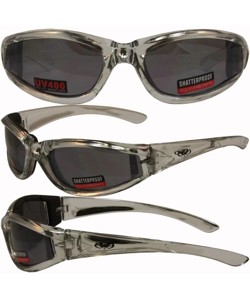 Flash Point Silver- Foam Padded Sunglasses - C61142B4WXB $14.96 Sport