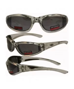 Flash Point Silver- Foam Padded Sunglasses - C61142B4WXB $14.96 Sport