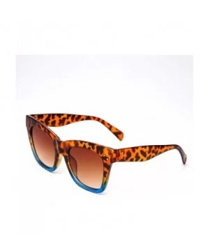 Leopard Printed Vintage Retro Designer Sunglasses Women Black Square Glasses for Men Unisex Eyewears - C08 - C718W5EMA95 $18....