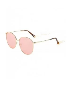 Fashion Ladies Retro Toad Eye Classic Women Sunglasses Tinted Color Lens Big Metal Frame Popular Sun Glasses - CI198ZLX8G3 $2...