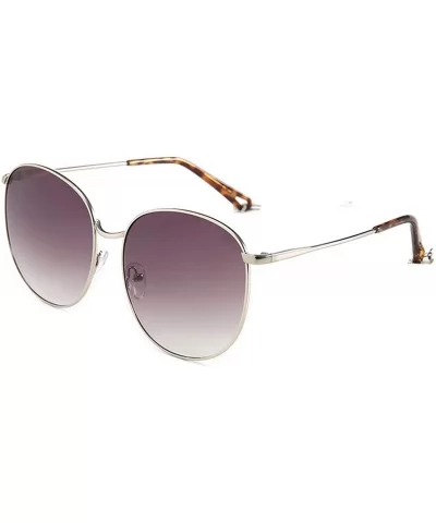 Fashion Ladies Retro Toad Eye Classic Women Sunglasses Tinted Color Lens Big Metal Frame Popular Sun Glasses - CI198ZLX8G3 $2...