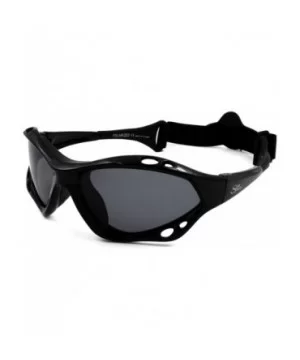 Classic Floating Polarized Sunglasses With Strap for Extreme Sports 100% UVA & UVB Protection - Black Jet - CH11PKHPW2V $24.4...