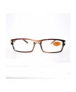 Pablo Zanetti Reading Glasses Aspheric Lens Rectangular 53-19-140 - Brown - CN11W66FL2F $5.79 Rectangular