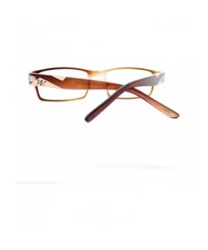 Pablo Zanetti Reading Glasses Aspheric Lens Rectangular 53-19-140 - Brown - CN11W66FL2F $5.79 Rectangular