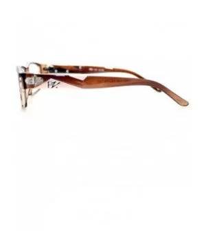 Pablo Zanetti Reading Glasses Aspheric Lens Rectangular 53-19-140 - Brown - CN11W66FL2F $5.79 Rectangular