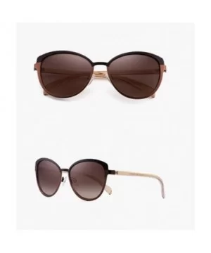 Fashion Sunglasses with Case for Women Classic Round Frame Eyewear UV 400 Protection - Brown - C118TM9LRC8 $40.40 Round