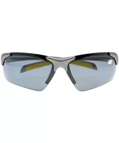 TR90 Unbreakable Sports Half-Rimless Bifocal Sunglasses Baseball Running Fishing Driving Golf Softball Hiking - C818D075N4L $...