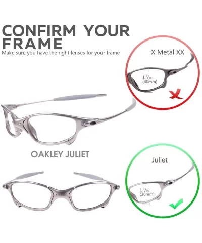 Replacement Lenses Juliet Sunglasses - 14 Options Available - Fire Red - CC11JA9N4ER $10.31 Sport