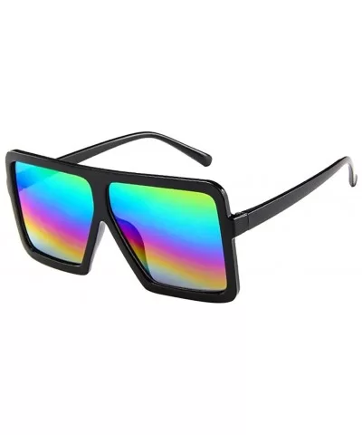 Oversized Sunglasses Polarized Fashion - Multicolor - CH19648O5QS $5.90 Oversized