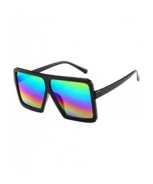 Oversized Sunglasses Polarized Fashion - Multicolor - CH19648O5QS $5.90 Oversized