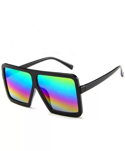 Oversized Sunglasses Polarized Fashion - Multicolor - CH19648O5QS $5.90 Oversized