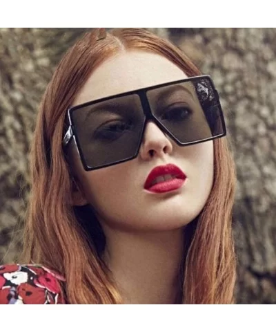 Oversized Sunglasses Polarized Fashion - Multicolor - CH19648O5QS $5.90 Oversized