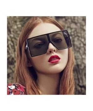 Oversized Sunglasses Polarized Fashion - Multicolor - CH19648O5QS $5.90 Oversized