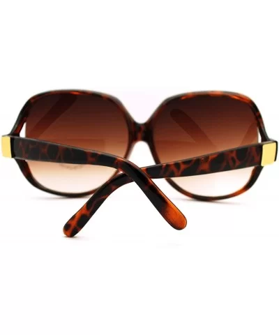 Super Oversized Sunglasses Womens Classic Round Celebrity Privacy Shades UV 400 - Tortoise - CN18882M466 $5.24 Oversized