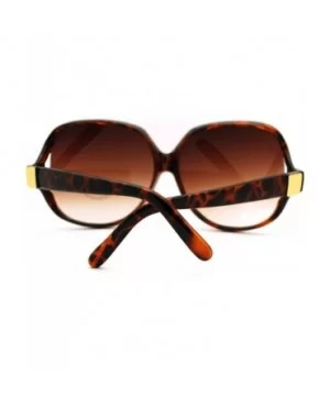 Super Oversized Sunglasses Womens Classic Round Celebrity Privacy Shades UV 400 - Tortoise - CN18882M466 $5.24 Oversized