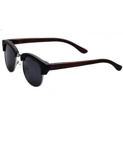 Black Bamboo Sunglasses with Pouch and Case SP001 - CJ18D0DAMYH $25.49 Sport