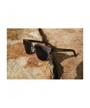 Black Bamboo Sunglasses with Pouch and Case SP001 - CJ18D0DAMYH $25.49 Sport