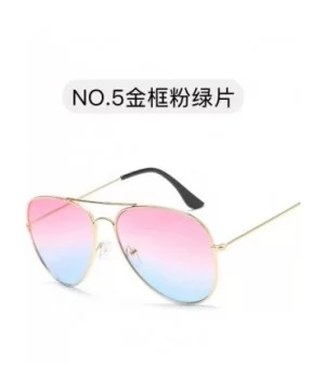 New Fashion Tinted Color Lens Ladies Round Sunglasses Men Women Retro Yellow Red Vintage Tiny Sun Glasses - 2 - C5198ZTOKI9 $...