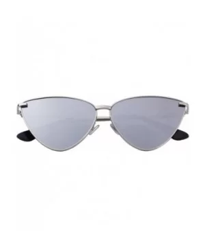 Women Retro Vintage Cat Eye Sunglasses for Women UV400 Protection S6083 - Silver - CR18D5Z2TGA $10.85 Cat Eye