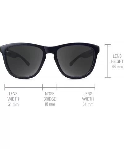 Premiums Polarized Sunglasses For Men & Women- Full UV400 Protection - Black on Black / Smoke - C418KCODR9A $23.61 Wayfarer