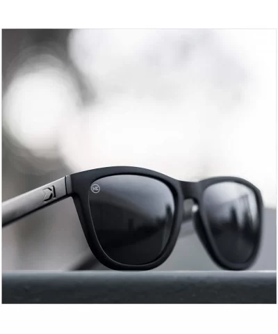 Premiums Polarized Sunglasses For Men & Women- Full UV400 Protection - Black on Black / Smoke - C418KCODR9A $23.61 Wayfarer