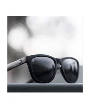 Premiums Polarized Sunglasses For Men & Women- Full UV400 Protection - Black on Black / Smoke - C418KCODR9A $23.61 Wayfarer