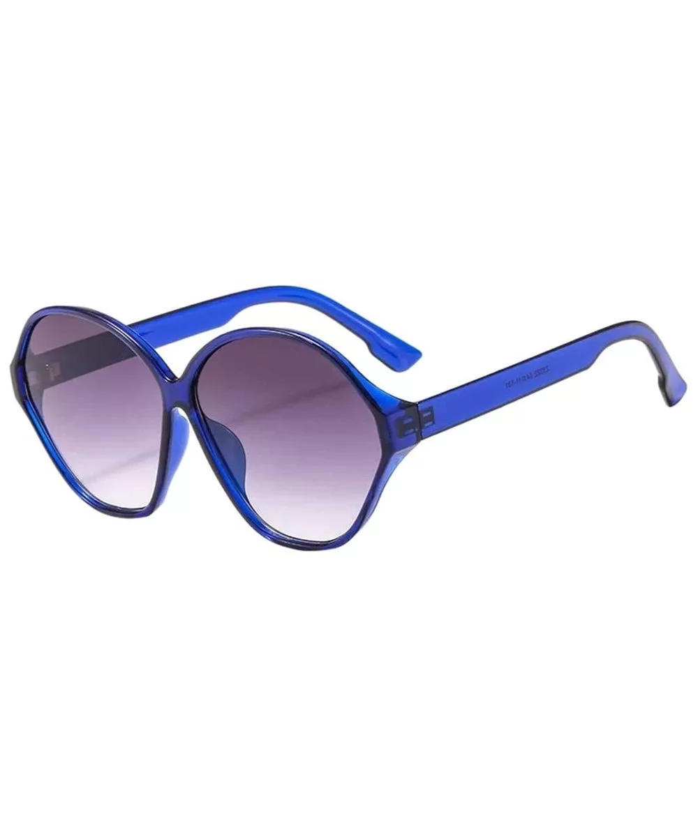 Women Men Vintage Style Shades Sunglasses Eyewear Fashion Sun Glasses - B - CW18X8L76A6 $5.62 Rectangular