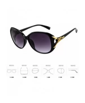 Vintage Sunglasses for Women Men Classic Retro Designer Style Eyewear Casual UV400 Sunglasses - Black - C8190G2NWK0 $4.83 Square