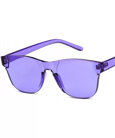 Unisex Sunglasses Retro Red Drive Holiday Oval Non-Polarized UV400 - Purple - CI18RLZCM87 $6.03 Oval