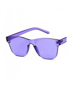 Unisex Sunglasses Retro Red Drive Holiday Oval Non-Polarized UV400 - Purple - CI18RLZCM87 $6.03 Oval