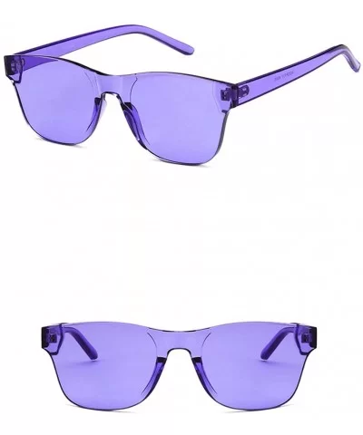 Unisex Sunglasses Retro Red Drive Holiday Oval Non-Polarized UV400 - Purple - CI18RLZCM87 $6.03 Oval