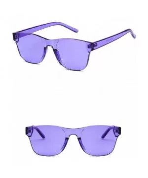 Unisex Sunglasses Retro Red Drive Holiday Oval Non-Polarized UV400 - Purple - CI18RLZCM87 $6.03 Oval