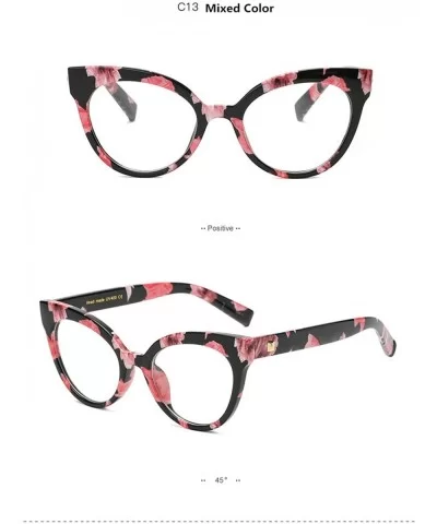 Sexy Cat Eye Optical Glasses Frame Women Brand Designer Spectacles Eyeglasses - Mixed Color - C91885OLA4C $6.08 Cat Eye