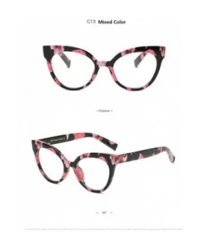 Sexy Cat Eye Optical Glasses Frame Women Brand Designer Spectacles Eyeglasses - Mixed Color - C91885OLA4C $6.08 Cat Eye