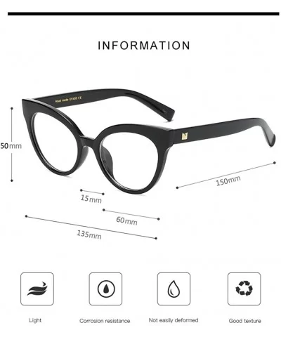 Sexy Cat Eye Optical Glasses Frame Women Brand Designer Spectacles Eyeglasses - Mixed Color - C91885OLA4C $6.08 Cat Eye