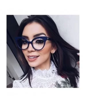 Sexy Cat Eye Optical Glasses Frame Women Brand Designer Spectacles Eyeglasses - Mixed Color - C91885OLA4C $6.08 Cat Eye