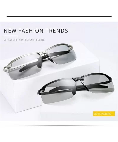 Classic Driving Photochromic Sunglasses Men Polarized Chameleon Discoloration Sun Glasses Anti-glare Goggles - CZ1985K405S $1...