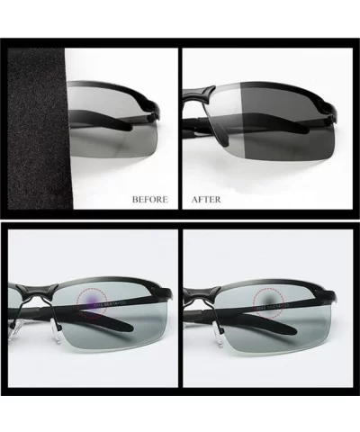 Classic Driving Photochromic Sunglasses Men Polarized Chameleon Discoloration Sun Glasses Anti-glare Goggles - CZ1985K405S $1...