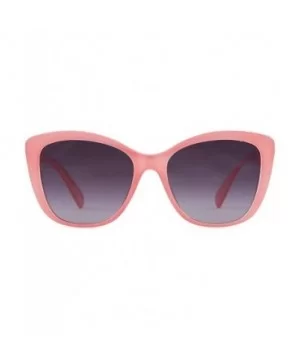 Jackie O Cat Eye Sunglasses Oversized Vintage Polarized Sunglasses for Women - Pink - CY18YYW460G $12.03 Cat Eye