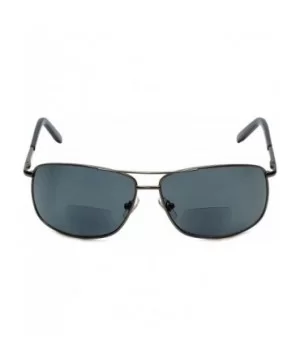 Designer Bi-Focal Reading Sunglasses Jordan - Gunmetal - CF187Y4ZGA6 $18.53 Aviator