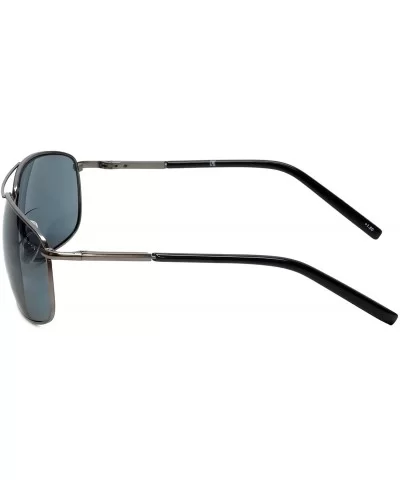 Designer Bi-Focal Reading Sunglasses Jordan - Gunmetal - CF187Y4ZGA6 $18.53 Aviator