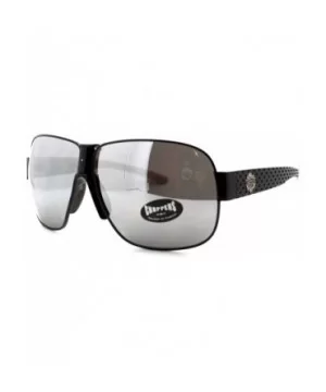 Mens Sunglasses Oversized Fashion Square Frame UV400 - Black Silver - CP18904Q3Q6 $6.24 Square