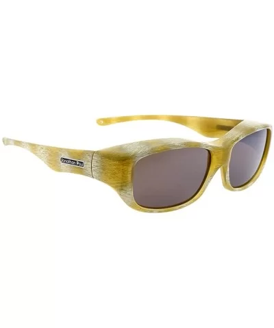 Jonathan Paul Queeda Medium Polarized Over Sunglasses - Ivory-tusk - CW11L67I5QT $40.36 Wrap