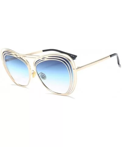 Fashion Sunglasses HD Lenses with Case Wiredrawing PC Durable Frame UV Protection Driving Cycling - White - CH18LD0XGRT $15.6...