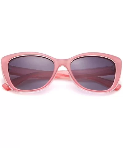 Jackie O Cat Eye Sunglasses Oversized Vintage Polarized Sunglasses for Women - Pink - CY18YYW460G $12.03 Cat Eye